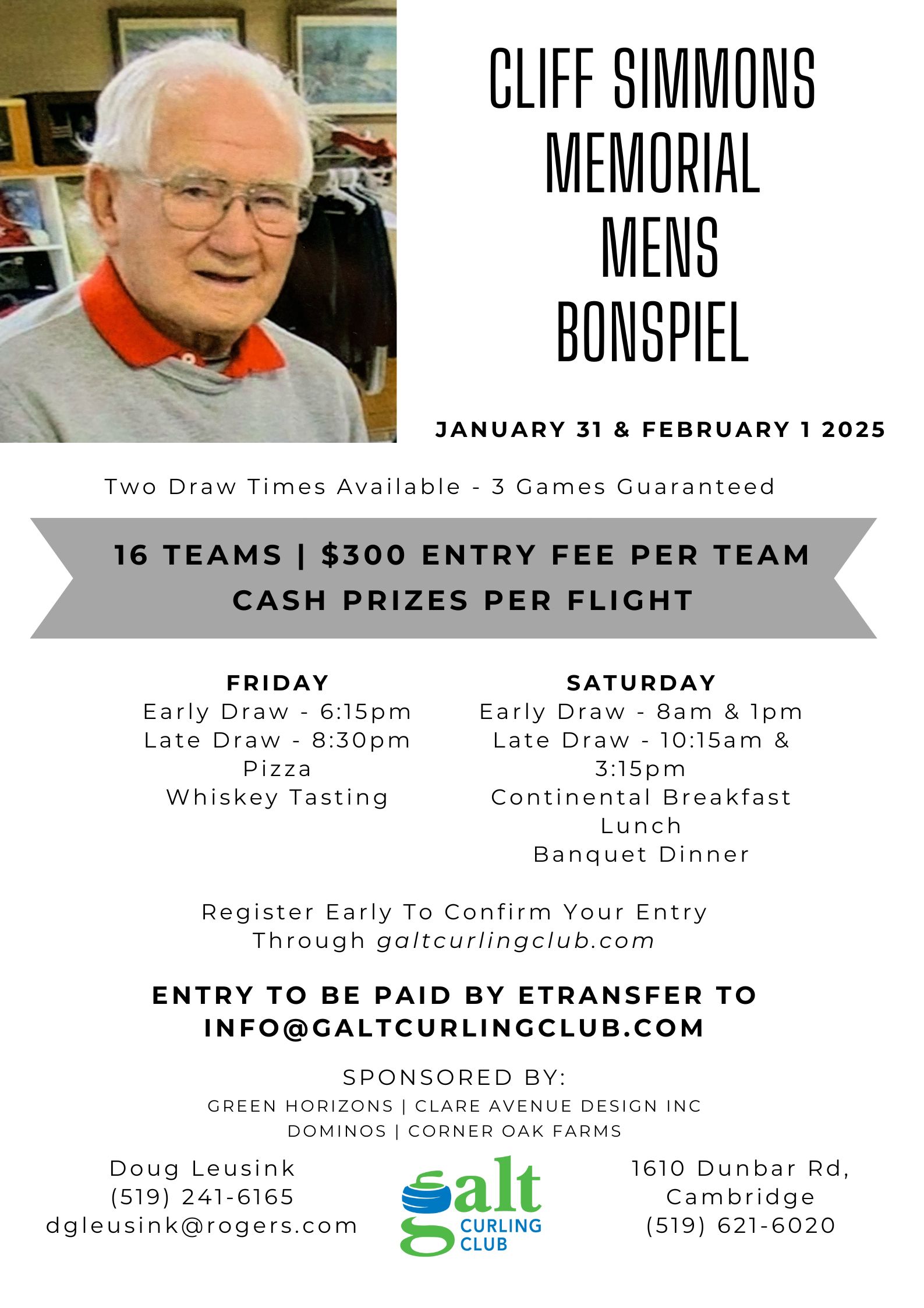 Cliff Simmons Memorial Men's Bonspiel